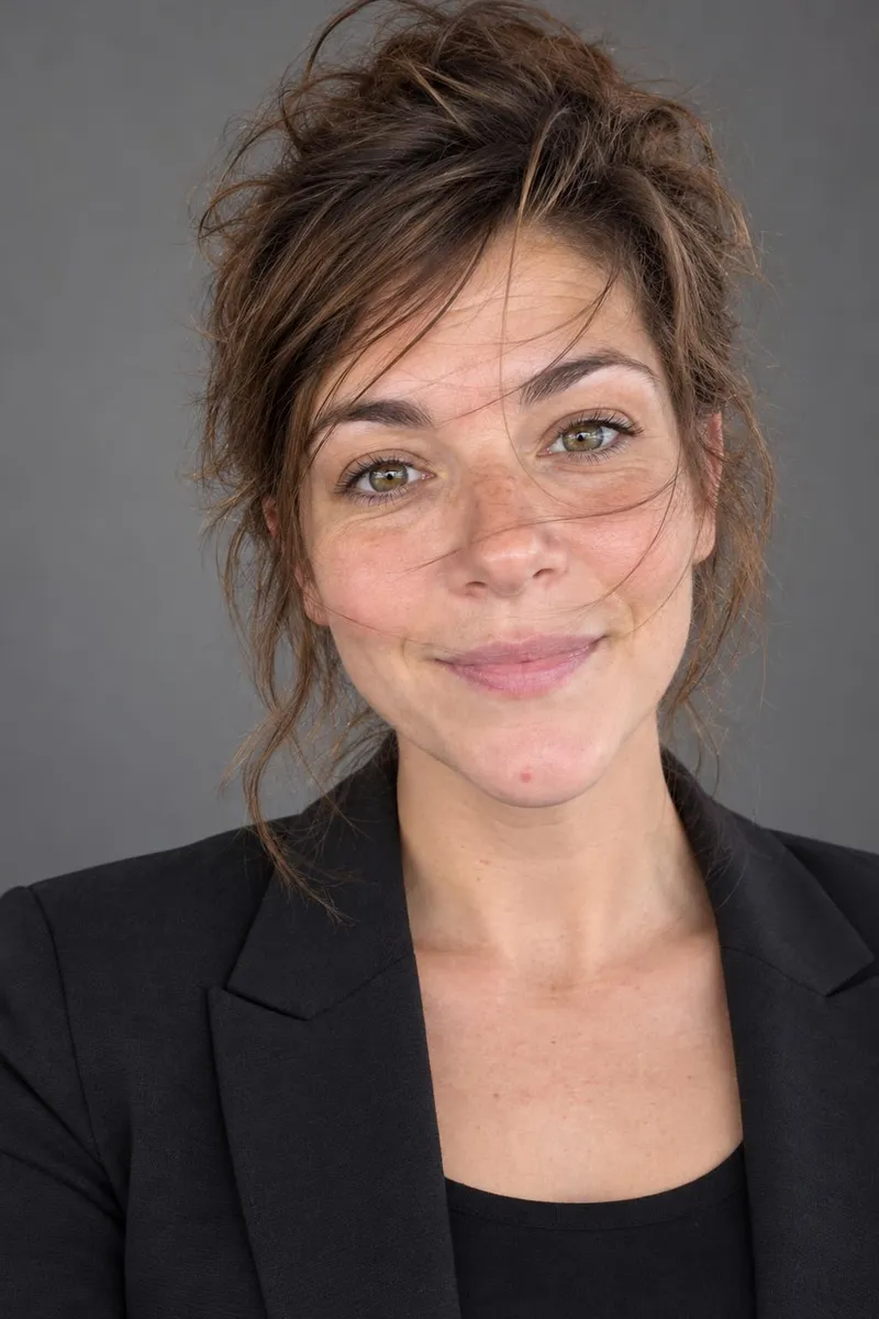 After: Casual car selfie turned into a professional studio headshot